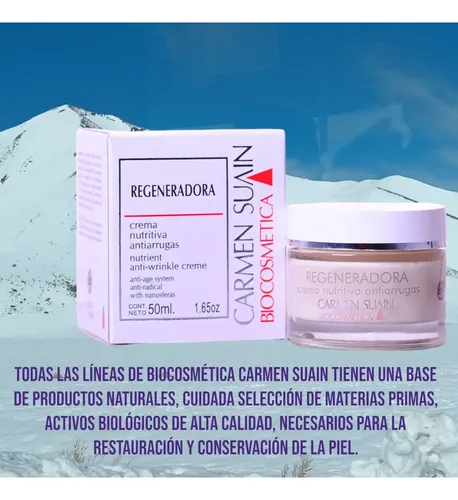 Crema Facial Regeneradora Nutritiva para Noche de Carmen Suain