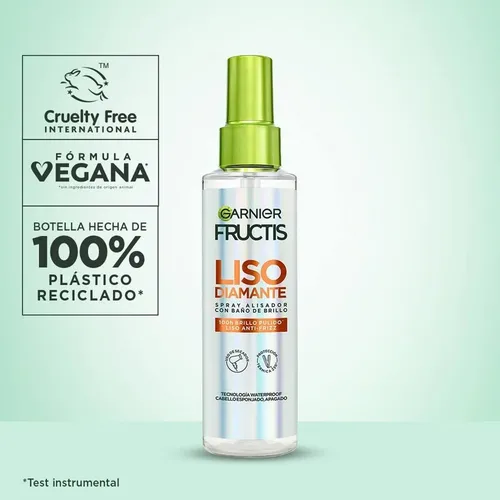 Garnier Fructis Liso Diamante Spray Alisado Cabello 150ml