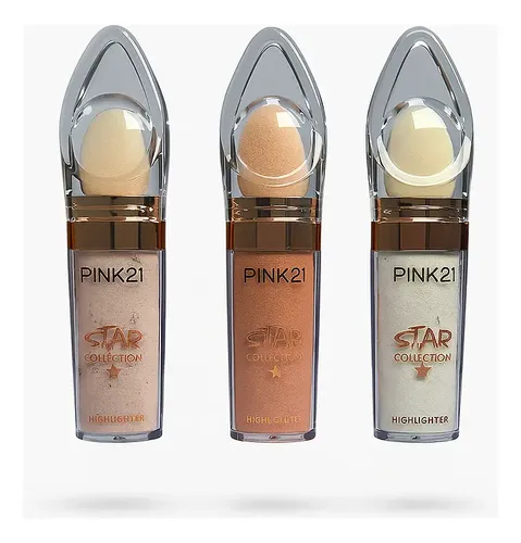 Polvo De Hadas Iluminador Facial Corporal Brillo Pink 21