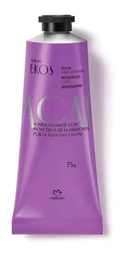Crema Hidratante Pulpa Para Manos De Acai Natura Ekos 75 G