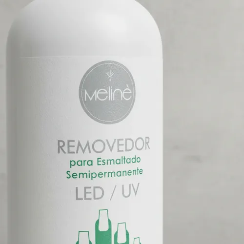 Removedor De Esmalte Semipermanentes Para Uñas Meline X500ml