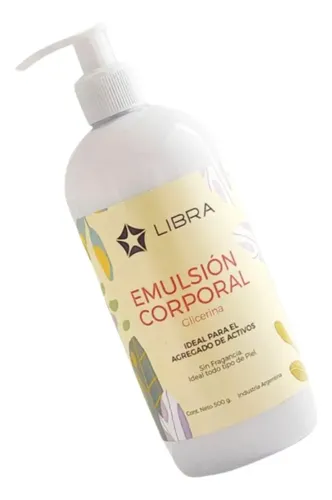 Emulsión Corporal Glicerina Base Neutra Libra 500g