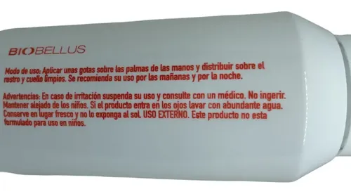 Esencia Facial Biobellus Glow Niacinamida Y Te Verde 125 Ml
