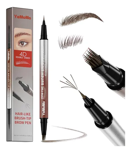Delineador De Cejas 4d Marrón Oscuro Impermeable