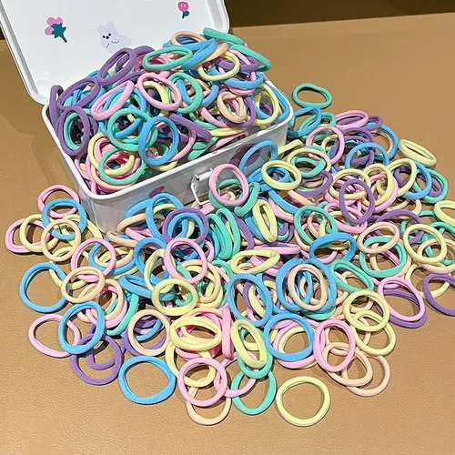 500 Pinzas De Pelo Elásticas Coloridas Accesorios Diarios 500pcs