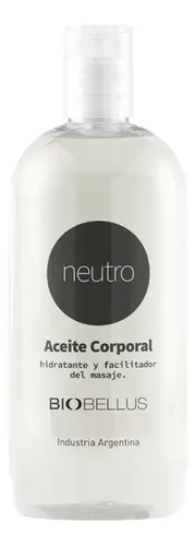 Aceite Neutro 500ml + Crema Masaje Musculares 1kg Biobellus Fragancia Suave