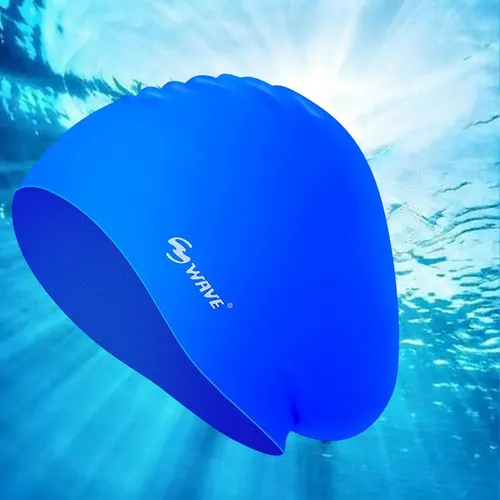 Gorro De Natación Para Cabello Largo Flexible Purple