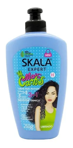 Crema De Peinar Protector Termico Skala Mais Cachos 3 En 1