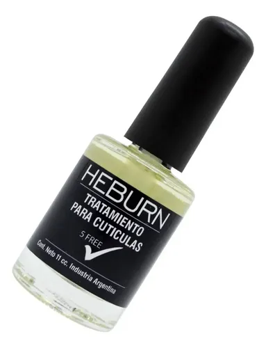 Heburn Esmalte Transparente Hidratante para Cutículas con Aceite Almendra 11mL