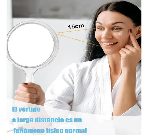 Espejo De Mano Portátil For Maquillaje Peluquería Ideal Syse