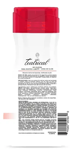 Agua Micelar Teatrical Detox 600 Ml
