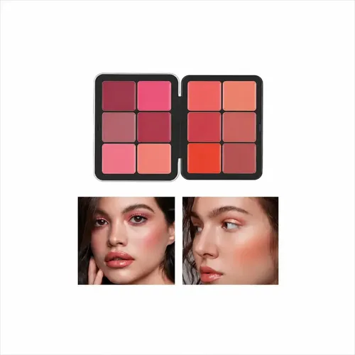 Paleta De Rubor Cremoso Blush 12 Tonos En 1 One Palette