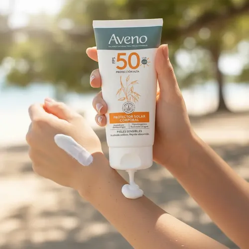 Aveno Combo Proteccion Solar Facial Y Corporal Piel Sensible
