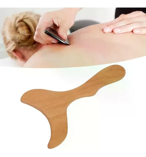L. Gua Sha Board, Wood Scraping Board, Tool