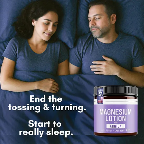 Crema Nocturna De Magnesio Para Músculos Y Articulaciones