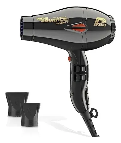 Secador de Pelo Parlux Advanced Light Negro 2200W Iónico Cerámico
