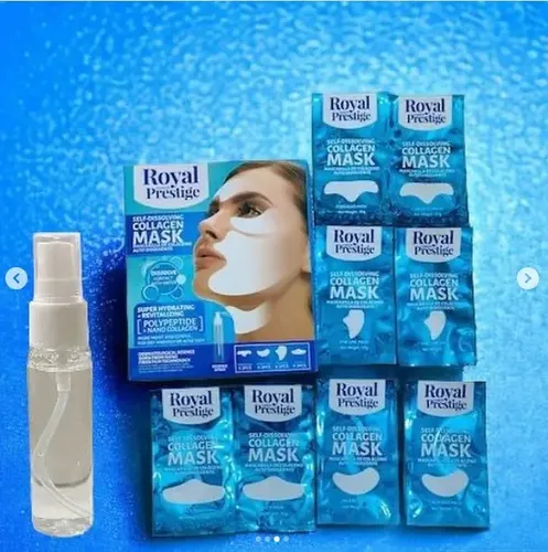 Parches De Colageno Royal Prestige Disolvible X8 Con Spray