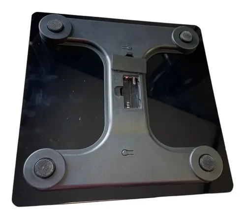 Balanza Digital Celeste Vidrio Templado 180kg Pantalla LCD Automática