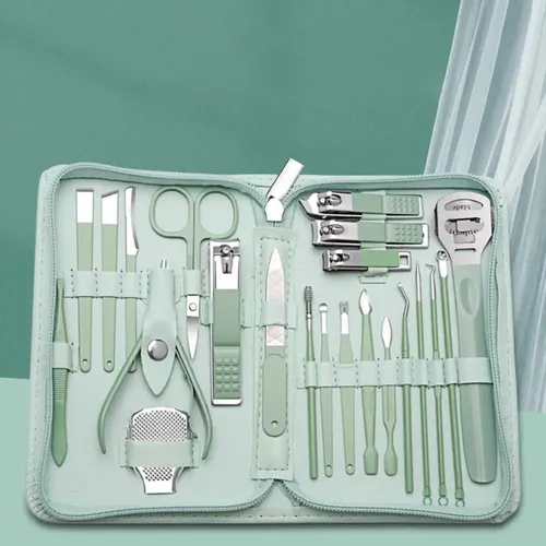 Kit Cortaúñas Acero Inoxidable Cuidado De Uñas