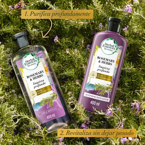 Acondicionador Herbal Essences Rosemary 400 Ml