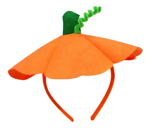 Diadema De Calabaza De Halloween Para Cosplay, Vid Verde