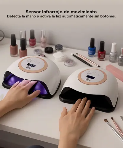 Cabina Uv Para Uñas Gadnic 168w Led Profesional Pies Y Manos