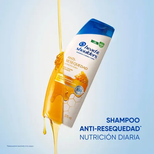 Shampoo Head & Shoulders Anti-Resequedad Nutrición Diaria 375 ml