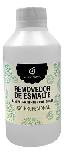 Removedor De Esmalte Semi Y Polish Gel 500ml Cherimoya