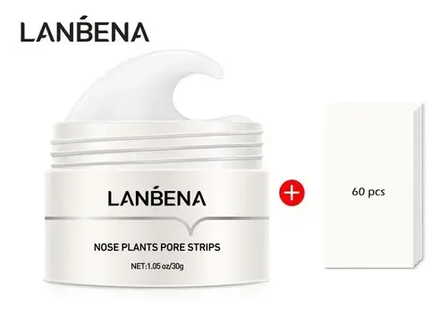 Lanbena Removedor De Puntos Negros 30g + 60 Pzs Papel