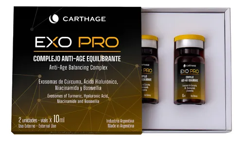 Carthage Exo Pro Anti Age Exosomas Hialuronico Niacinamida.
