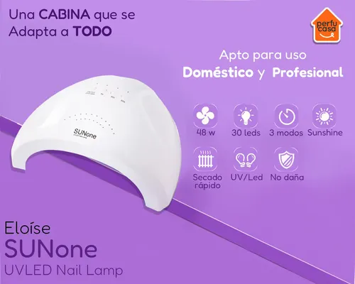 Cabina Lámpara Uv Led Uñas Profesional 48w Esmalte Soft Gel