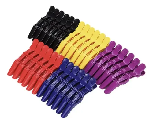 Set De Broches De Pelo Coloridos X5 Unidades En Bolsa
