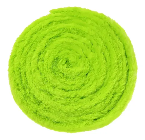 Cinta Decorativa De Piel Artificial Para Pelaje Largo Verde