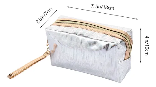 Bolsa De Viaje Portátil De 3 Piezas, Bolsa De Maquillaje Imp
