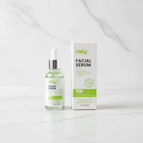 Serum Facial Con Ácido Hialurónico/colageno/vitamina C Mely Acneica Día/noche