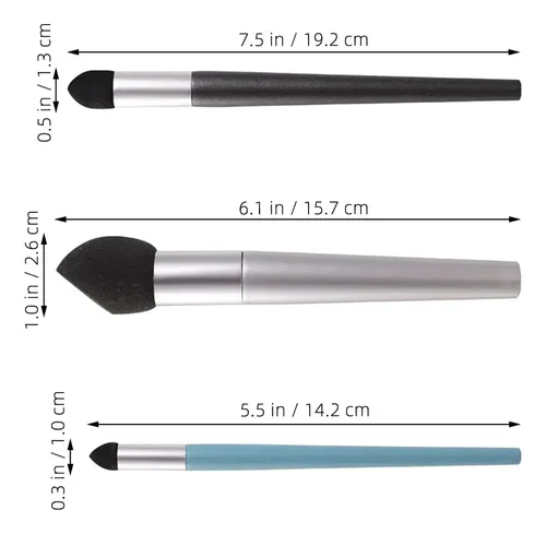 3pcs Sketching Kit For Drawing Plastic Sponge Assorted Color