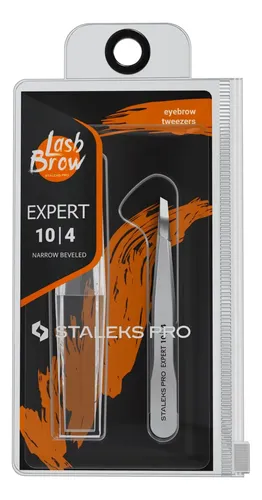 Pinzas Para Cejas Staleks Pro Expert 10 Puntas Finas