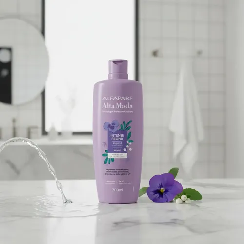 Shampoo Intense Blond Alta Moda Alfaparf X300ml Envase