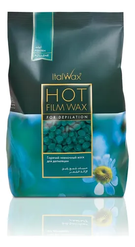 Cera Dura Italwax Azulene 1 Kg Para Depilación Profesional