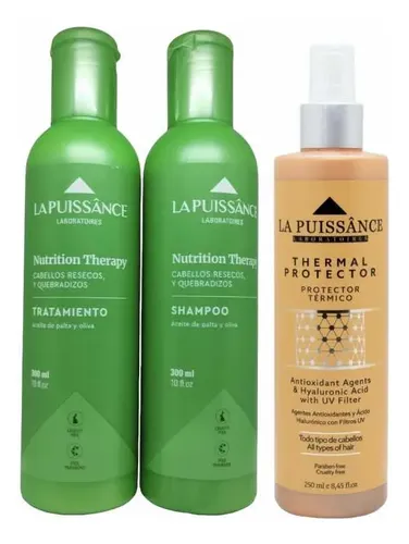 Kit Nutrition Therapy Shampoo Tratam. P.termico La Puissance