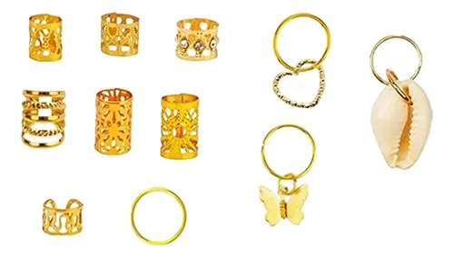 Anillos Para El Pelo En Espiral, Paquete De 202 Unidades