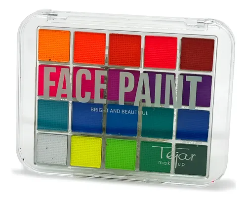 Face Paint Maquillaje Artístico 20 Colores Acuarelable Tejar