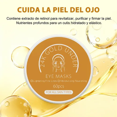 . Wy Lm Parches De Ojos Oro 24k Colágeno Ojeras Bolsas Y