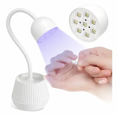 Lámpara Inalámbrica Uv Led 18w Dehuka Flor Blanco Manicura Profesional