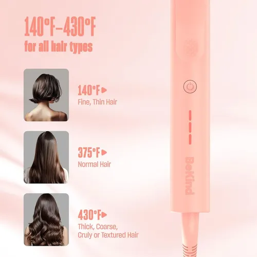 Rizador Bekind Curliq 1 Pulgada Cerámico Ptc, Dual Voltage