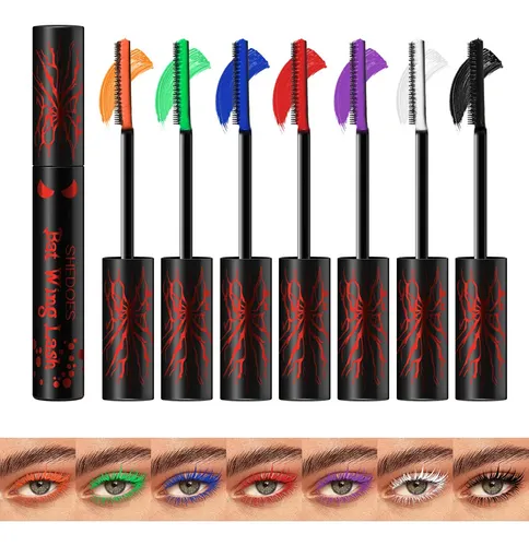 Rímel Arcoíris Halloween Maquillaje Impermeable