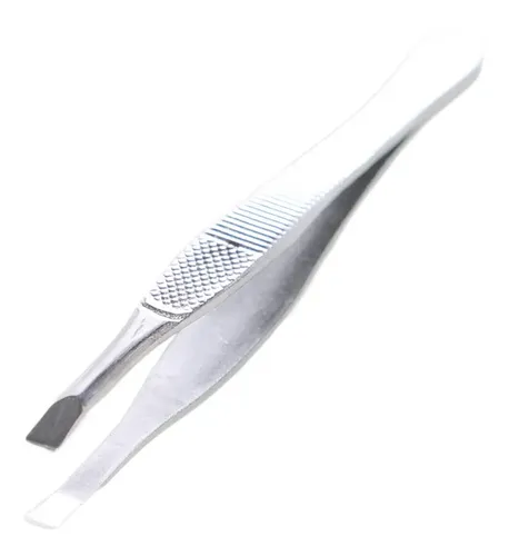 Pinza Depilar Diswald & Co 1931 Punta Plana Acero Inoxidable 7cm