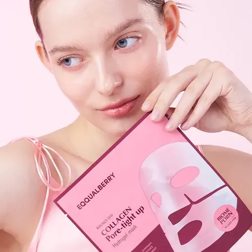 Máscara Facial Hidrogel Equalberry Colágeno 4 Unidades Todo Tipo De Piel