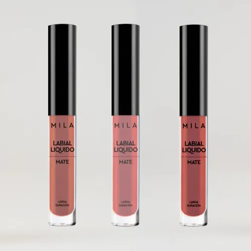 Labial Líquido Mate Mila Marzi Profesional en Tono Peach Terra