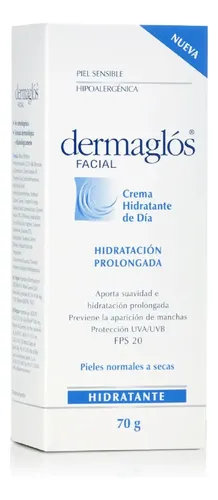 Dermaglós Crema Hidratante De Día Fps20 X 70g Tipo de piel Normal a seca